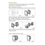 Bộ điều nhiệt phòng sưởi loại nồi hơi nước / gas tải 3A BHT-002GCLW LCD kỹ thuật số với hiển thị thời gian, điều khiển WiFi, BHT-002GBLW 3A (Đen) loại nồi hơi gas, BHT-002GBLW 3A (Trắng) loại nồi hơi gas