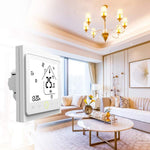 Bộ điều nhiệt phòng sưởi loại nước tải 3A BHT-002GALW LCD kỹ thuật số với hiển thị thời gian, điều khiển WiFi, BHT-002GBLW 3A (Đen) loại sưởi nước, BHT-002GBLW 3A (Trắng) loại sưởi nước