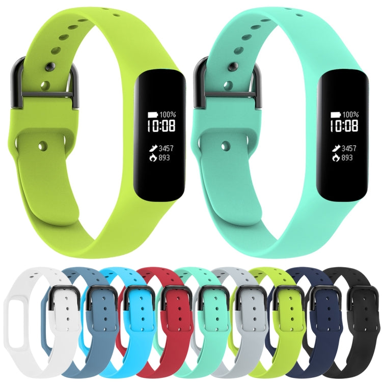 Dây đồng hồ silicone màu trơn cho Galaxy Fit-e