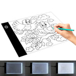 Bảng sao chép USB acrylic A5 LED 2.2W 5V với 3 mức độ sáng điều chỉnh, bảng phác thảo anime