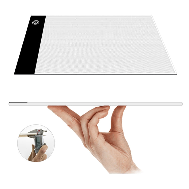 Bảng sao chép USB acrylic A5 LED 2.2W 5V với 3 mức độ sáng điều chỉnh, bảng phác thảo anime