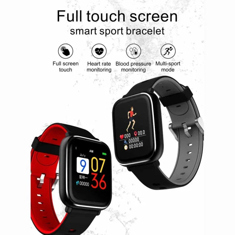 Đồng hồ thông minh Q58S màn hình cảm ứng TFT 1.3 inch, chống nước IP67, hỗ trợ nhắc cuộc gọi / Theo dõi nhịp tim / Theo dõi huyết áp / Theo dõi giấc ngủ
