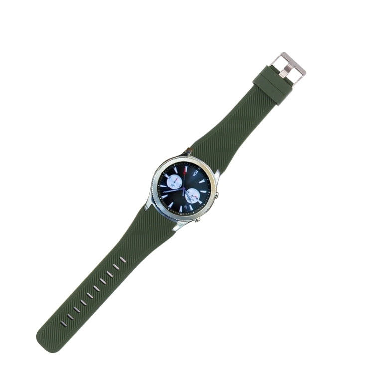 Dây đeo silicone cho đồng hồ thông minh Samsung Gear S3 Classic, dài khoảng 22.4cm, mã CA5541AG, CA5541B, CA5541D, CA5541E, CA5541G, CA5541P, CA5541R, CA5541W, CA5541Y, CA5541I