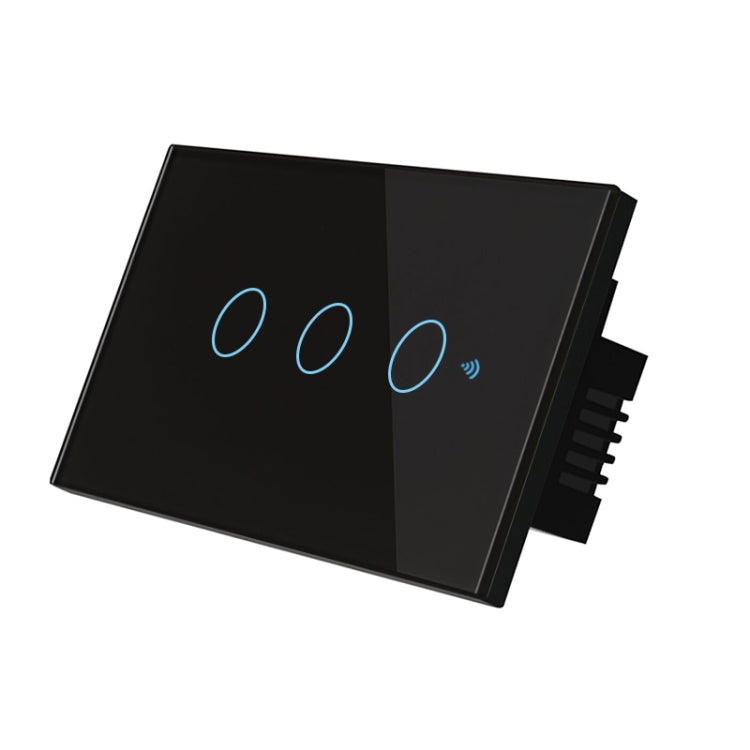 Công tắc đèn thông minh Wifi TC120 màn hình kính cảm ứng, điều khiển giọng nói, công tắc tường không dây tương thích Alexa Echo / Google Home