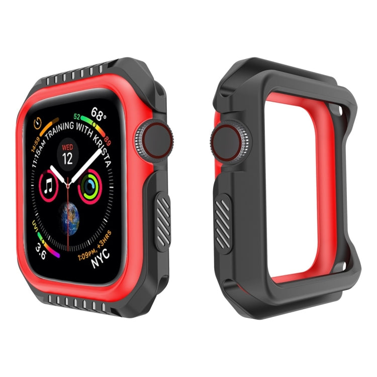 Ốp bảo vệ chống sốc hai màu cho đồng hồ thông minh Apple Watch Series 3 / 2 / 1 38mm, cho Apple Watch Series 3 / 2 / 1 38mm (Đen Vàng), cho Apple Watch Series 3 / 2 / 1 38mm (Đỏ Đen), cho Apple Watch Series 3 / 2 / 1 38mm (Trắng Xanh)