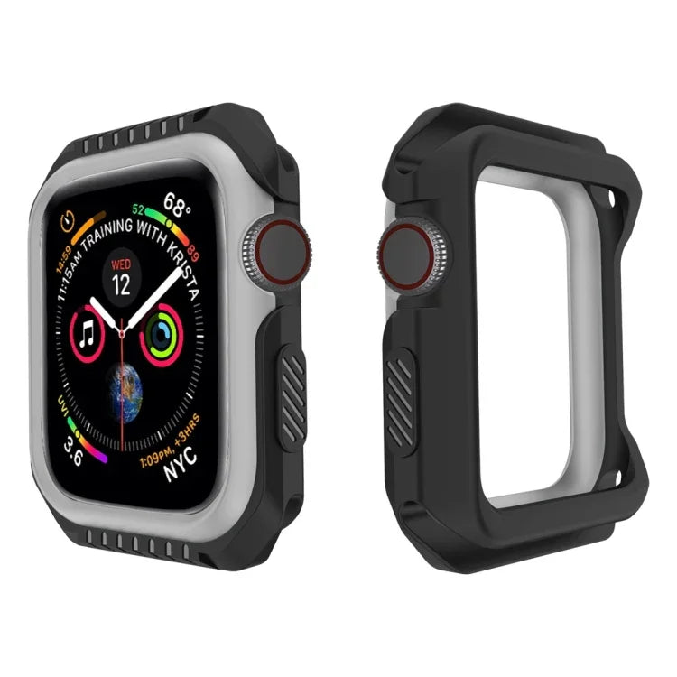 Ốp bảo vệ chống sốc hai màu cho Apple Watch Series 3 / 2 / 1 42mm, dành cho Apple Watch Series 3 / 2 / 1 42mm (Đen Đỏ), dành cho Apple Watch Series 3 / 2 / 1 42mm (Đen Vàng), dành cho Apple Watch Series 3 / 2 / 1 42mm (Hồng Xanh)