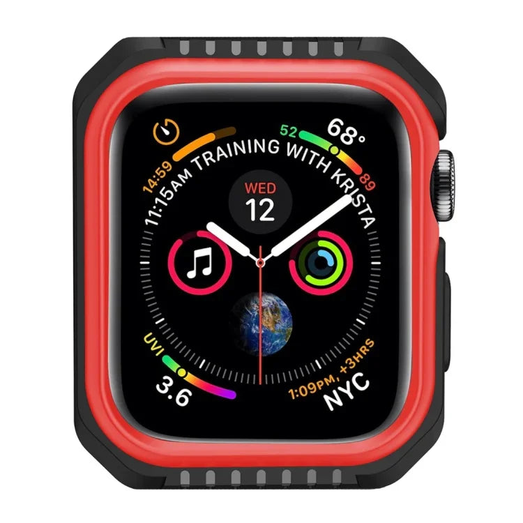 Ốp bảo vệ chống sốc hai màu cho Apple Watch Series 3 / 2 / 1 42mm, dành cho Apple Watch Series 3 / 2 / 1 42mm (Đen Đỏ), dành cho Apple Watch Series 3 / 2 / 1 42mm (Đen Vàng), dành cho Apple Watch Series 3 / 2 / 1 42mm (Hồng Xanh)