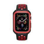 Ốp bảo vệ chống sốc hai màu cho Apple Watch Series 3 / 2 / 1 42mm, dành cho Apple Watch Series 3 / 2 / 1 42mm (Đen Đỏ), dành cho Apple Watch Series 3 / 2 / 1 42mm (Đen Vàng), dành cho Apple Watch Series 3 / 2 / 1 42mm (Hồng Xanh)