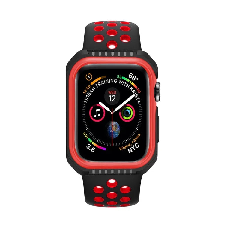 Ốp bảo vệ chống sốc hai màu cho Apple Watch Series 3 / 2 / 1 42mm, dành cho Apple Watch Series 3 / 2 / 1 42mm (Đen Đỏ), dành cho Apple Watch Series 3 / 2 / 1 42mm (Đen Vàng), dành cho Apple Watch Series 3 / 2 / 1 42mm (Hồng Xanh)