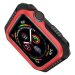 Ốp bảo vệ chống sốc hai màu cho Apple Watch Series 3 / 2 / 1 42mm, dành cho Apple Watch Series 3 / 2 / 1 42mm (Đen Đỏ), dành cho Apple Watch Series 3 / 2 / 1 42mm (Đen Vàng), dành cho Apple Watch Series 3 / 2 / 1 42mm (Hồng Xanh)