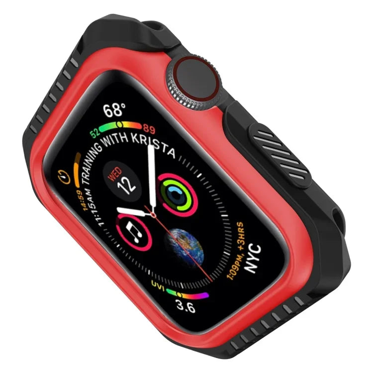 Ốp bảo vệ chống sốc hai màu cho Apple Watch Series 3 / 2 / 1 42mm, dành cho Apple Watch Series 3 / 2 / 1 42mm (Đen Đỏ), dành cho Apple Watch Series 3 / 2 / 1 42mm (Đen Vàng), dành cho Apple Watch Series 3 / 2 / 1 42mm (Hồng Xanh)