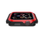 Ốp bảo vệ chống sốc hai màu cho Apple Watch Series 3 / 2 / 1 42mm, dành cho Apple Watch Series 3 / 2 / 1 42mm (Đen Đỏ), dành cho Apple Watch Series 3 / 2 / 1 42mm (Đen Vàng), dành cho Apple Watch Series 3 / 2 / 1 42mm (Hồng Xanh)