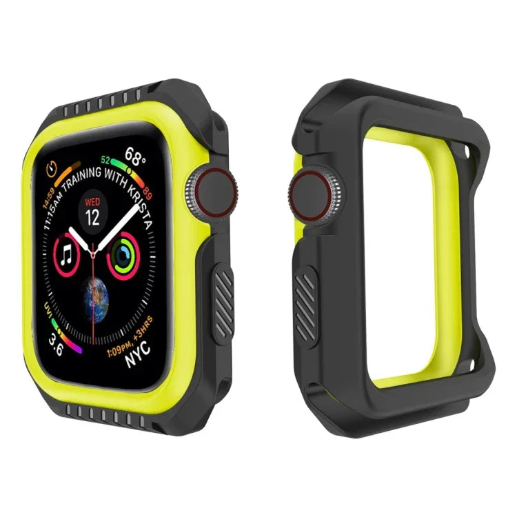 Ốp bảo vệ chống sốc hai màu cho Apple Watch Series 3 / 2 / 1 42mm, dành cho Apple Watch Series 3 / 2 / 1 42mm (Đen Đỏ), dành cho Apple Watch Series 3 / 2 / 1 42mm (Đen Vàng), dành cho Apple Watch Series 3 / 2 / 1 42mm (Hồng Xanh)