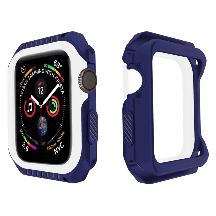 Ốp bảo vệ chống sốc hai màu cho Apple Watch Series 3 / 2 / 1 42mm, dành cho Apple Watch Series 3 / 2 / 1 42mm (Đen Đỏ), dành cho Apple Watch Series 3 / 2 / 1 42mm (Đen Vàng), dành cho Apple Watch Series 3 / 2 / 1 42mm (Hồng Xanh)