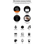 Đồng Hồ Thông Minh N6 Màn Hình TFT 1.3 inch MTK2502C Bluetooth4.0, Dây Đeo Thép Không Gỉ, Hỗ trợ Đo Nhịp Tim & Đếm Bước & Theo Dõi Giấc Ngủ & Nhắc Ngồi Lâu, Dây Đeo Thép Không Gỉ/Đen, Dây Đeo Thép Không Gỉ/Bạc