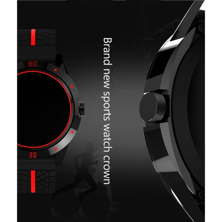Đồng hồ thông minh N6 màn hình TFT 1.3 inch MTK2502C Bluetooth4.0, Dây đeo silicone, Hỗ trợ đo nhịp tim & Đếm bước chân & Theo dõi giấc ngủ & Nhắc nhở ít vận động, Dây đeo silicone màu đỏ, Dây đeo silicone màu vàng