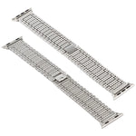 Dây đồng hồ dây đeo cổ tay thép không gỉ chín hạt cho Apple Watch Ultra 49mm & Watch Ultra 2 49mm / Series 10 46mm / 9&8&7 45mm / SE 3&SE 2&6&SE&5&4 44mm / 3&2&1 42mm, Dành cho Apple Watch Series 7 45mm / 6 & SE & 5 & 4 44mm / 3 & 2 & 1 42mm