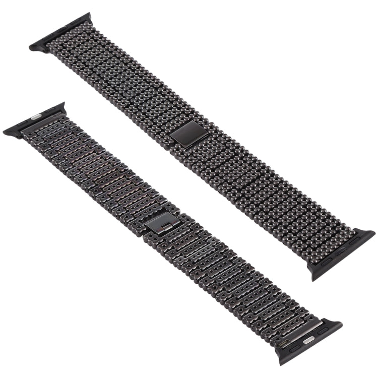 Dây đồng hồ vòng tay thép không gỉ chín hạt cho Apple Watch Series 7 41mm / 6 & SE & 5 & 4 40mm / 3 & 2 & 1 38mm, cho Apple Watch Series 7 41mm / 6 & SE & 5 & 4 40mm / 3 & 2 & 1 38mm