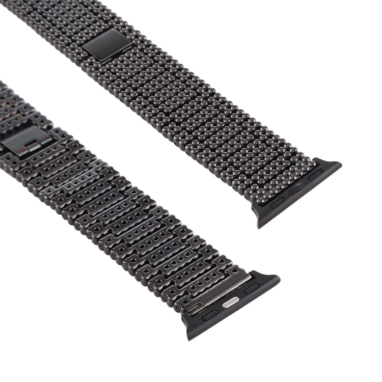 Dây đồng hồ vòng tay thép không gỉ chín hạt cho Apple Watch Series 7 41mm / 6 & SE & 5 & 4 40mm / 3 & 2 & 1 38mm, cho Apple Watch Series 7 41mm / 6 & SE & 5 & 4 40mm / 3 & 2 & 1 38mm