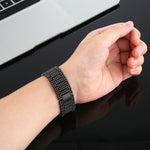 Dây đồng hồ vòng tay thép không gỉ chín hạt cho Apple Watch Series 7 41mm / 6 & SE & 5 & 4 40mm / 3 & 2 & 1 38mm, cho Apple Watch Series 7 41mm / 6 & SE & 5 & 4 40mm / 3 & 2 & 1 38mm
