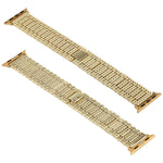 Dây đồng hồ vòng tay thép không gỉ chín hạt cho Apple Watch Series 7 41mm / 6 & SE & 5 & 4 40mm / 3 & 2 & 1 38mm, cho Apple Watch Series 7 41mm / 6 & SE & 5 & 4 40mm / 3 & 2 & 1 38mm
