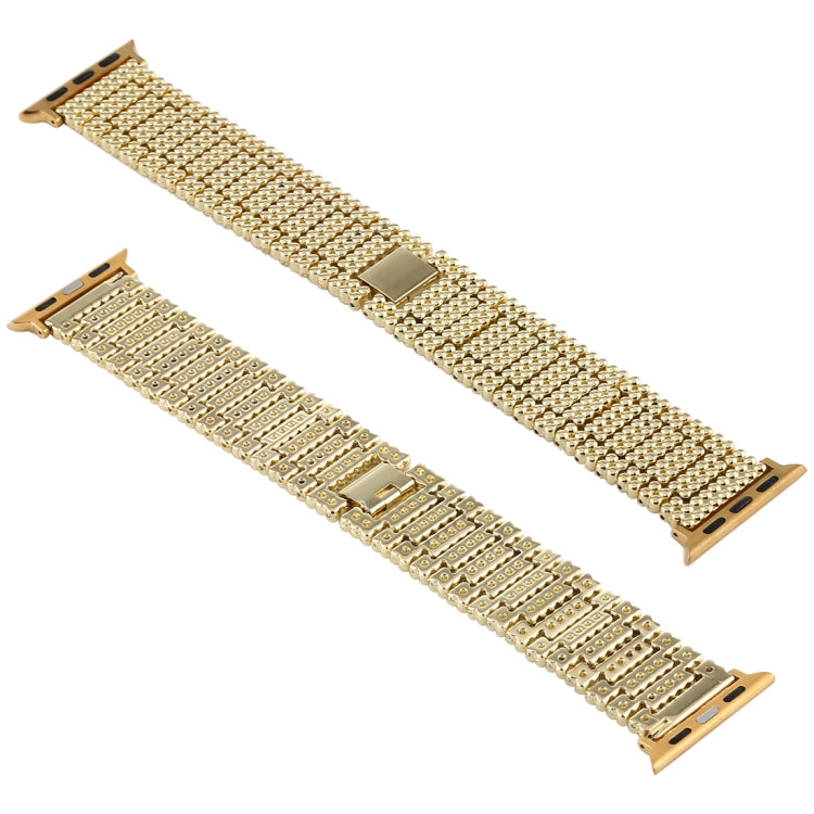 Dây đồng hồ vòng tay thép không gỉ chín hạt cho Apple Watch Series 7 41mm / 6 & SE & 5 & 4 40mm / 3 & 2 & 1 38mm, cho Apple Watch Series 7 41mm / 6 & SE & 5 & 4 40mm / 3 & 2 & 1 38mm