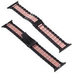 Dây đeo đồng hồ thép không gỉ cho Apple Watch Series 10 42mm / 9&8&7 41mm / SE 3&SE 2&6&SE&5&4 40mm / 3&2&1 38mm, Dùng cho Apple Watch Series 8&7 41mm / SE 2&6&SE&5&4 40mm / 3&2&1 38mm