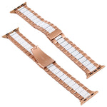 Dây đeo đồng hồ thép không gỉ cho Apple Watch Series 10 42mm / 9&8&7 41mm / SE 3&SE 2&6&SE&5&4 40mm / 3&2&1 38mm, Dùng cho Apple Watch Series 8&7 41mm / SE 2&6&SE&5&4 40mm / 3&2&1 38mm