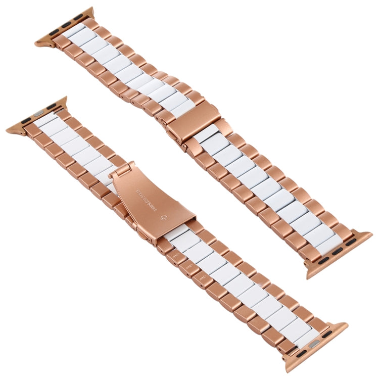 Dây đeo đồng hồ thép không gỉ cho Apple Watch Series 10 42mm / 9&8&7 41mm / SE 3&SE 2&6&SE&5&4 40mm / 3&2&1 38mm, Dùng cho Apple Watch Series 8&7 41mm / SE 2&6&SE&5&4 40mm / 3&2&1 38mm