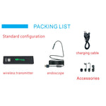 Camera nội soi WiFi HD 2.0MP ống rắn 8mm YPC110 với 8 đèn LED, chống nước IP68, đường kính ống kính 8mm, dây cứng dài 2m