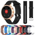 18mm Texture Silicone Wrist Strap Watch Band for Fossil Female Sport / Charter HR / Gen 4 Q Venture HR