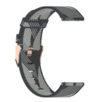 Dây đeo cổ tay nylon dệt sọc 20mm cho Galaxy Watch 42mm, Galaxy Active / Active 2, Gear Sport, S2 Classic