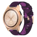 Dây đeo cổ tay nylon dệt sọc 20mm cho Galaxy Watch 42mm, Galaxy Active / Active 2, Gear Sport, S2 Classic