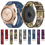 Dây đeo cổ tay nylon dệt sọc 20mm cho Galaxy Watch 42mm, Galaxy Active / Active 2, Gear Sport, S2 Classic