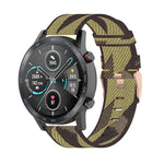 Dây đeo đồng hồ nylon dệt sọc 22mm cho Huawei GT / GT2 46mm, Honor Magic Watch 2 46mm / Magic