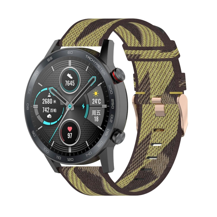 Dây đeo đồng hồ nylon dệt sọc 22mm cho Huawei GT / GT2 46mm, Honor Magic Watch 2 46mm / Magic