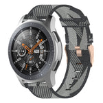 Dây đeo nylon dệt sọc 22mm cho Galaxy Watch 46mm / Gear S3
