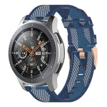 Dây đeo nylon dệt sọc 22mm cho Galaxy Watch 46mm / Gear S3
