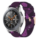 Dây đeo nylon dệt sọc 22mm cho Galaxy Watch 46mm / Gear S3