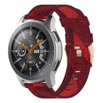 Dây đeo nylon dệt sọc 22mm cho Galaxy Watch 46mm / Gear S3