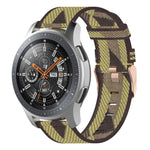 Dây đeo nylon dệt sọc 22mm cho Galaxy Watch 46mm / Gear S3