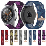 Dây đeo nylon dệt sọc 22mm cho Galaxy Watch 46mm / Gear S3