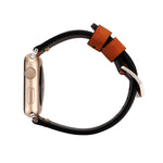 Dây đồng hồ da thật họa tiết đường kẻ Retro XX cho Apple Watch Ultra 49mm&Watch Ultra 2 49mm / Series 10 46mm / 9&8&7 45mm / SE 3&SE 2&6&SE&5&4 44mm / 3&2&1 42mm, Dành cho 42mm