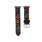 Dây đồng hồ silicone họa tiết ngụy trang thời trang cho Apple Watch Series 3 & 2 & 1 38mm, 38mm