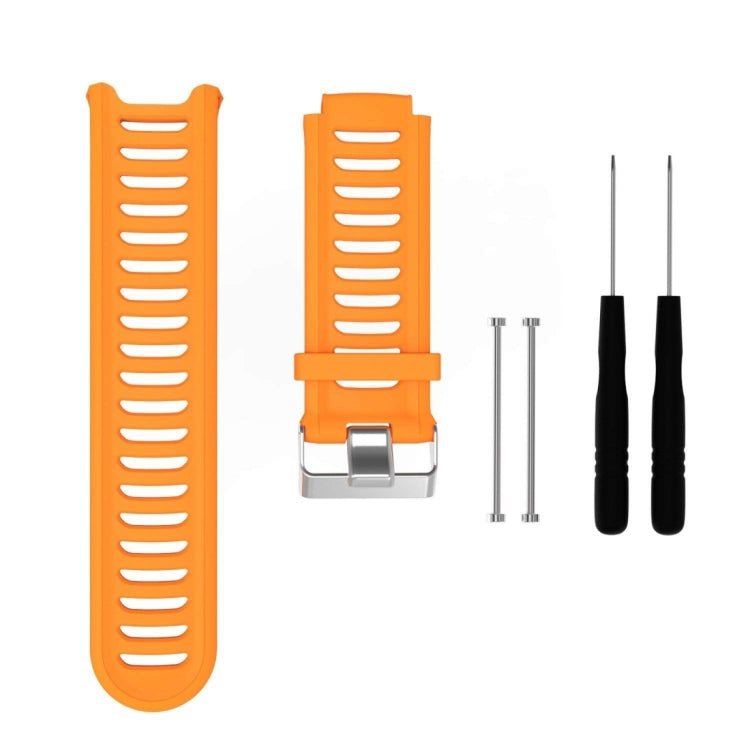 Solid Color Silicone Watch Band for Garmin Forerunner 910XT