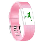 Square Pattern Adjustable Sport Watch Band for FITBIT Charge 2, Size: L, 12.5x8.5cm, L, Coral Red, L, Navy Blue, L, Dark Purple, L, Purple, L, Orange, L, Cyan, L, Pink, L, Red, L, Green, L, Rose Red, L, Grey, L, Sky Blue, L, Blue, L, White, L, Aqua Blu...