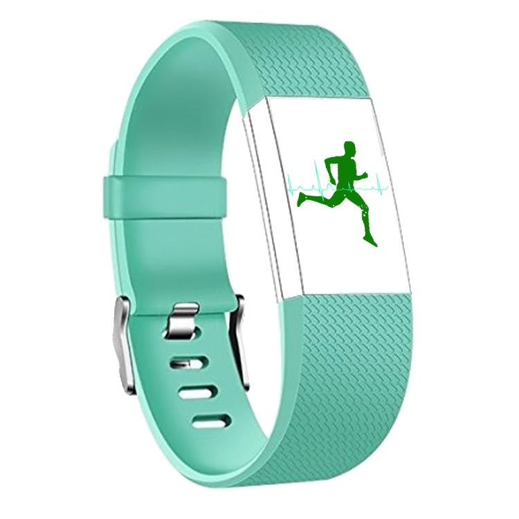Square Pattern Adjustable Sport Watch Band for FITBIT Charge 2, Size: L, 12.5x8.5cm, L, Coral Red, L, Navy Blue, L, Dark Purple, L, Purple, L, Orange, L, Cyan, L, Pink, L, Red, L, Green, L, Rose Red, L, Grey, L, Sky Blue, L, Blue, L, White, L, Aqua Blu...