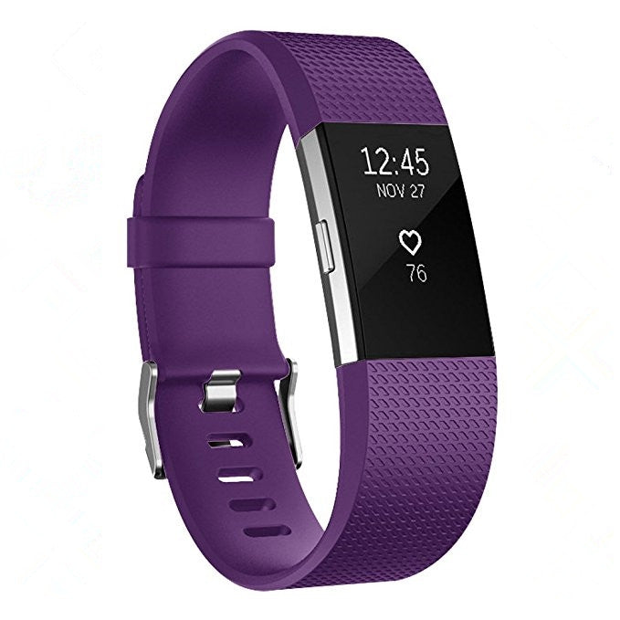 Square Pattern Adjustable Sport Watch Band for FITBIT Charge 2, Size: L, 12.5x8.5cm, L, Coral Red, L, Navy Blue, L, Dark Purple, L, Purple, L, Orange, L, Cyan, L, Pink, L, Red, L, Green, L, Rose Red, L, Grey, L, Sky Blue, L, Blue, L, White, L, Aqua Blu...