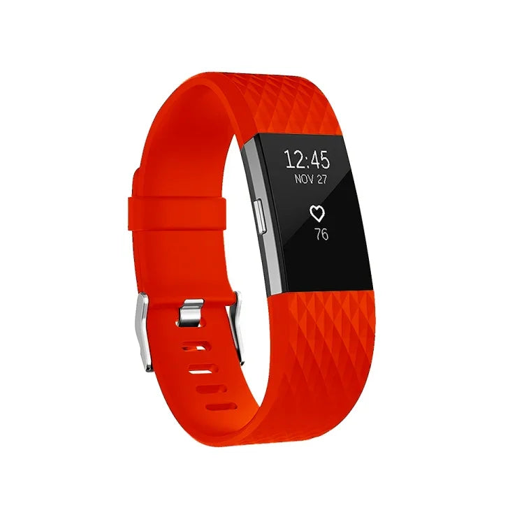 ダイヤモンドパターン調整可能スポーツウォッチバンド FITBIT Charge 2用、サイズ: S、10.5x8.5cm