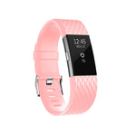 Dây đeo đồng hồ thể thao họa tiết kim cương điều chỉnh được cho FITBIT Charge 2, Kích thước: S, 10.5x8.5cm, S